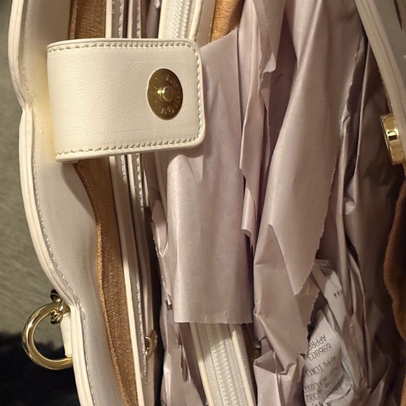 Betsey Johnson Cream Tote with Lemon Design - Picture 5 of 6